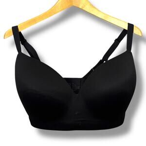 Soma Bra NWOT Size 40DDD Enbliss Luxe Black Wireless Adjustable Back Closure